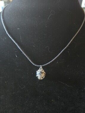 Handmade Silver Wire Wrapped Tiger Calcite Necklace